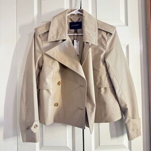 Banana Republic Factory OVERSIZED SHORT TRENCH COAT - XXS - NWT